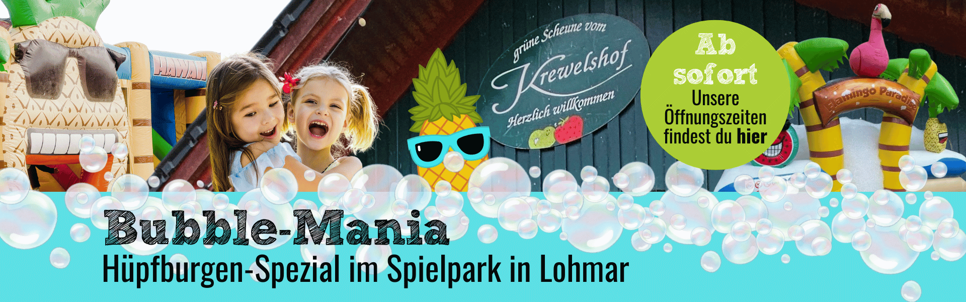 Bubble Mania auf dem Krewelshof in Lohmar