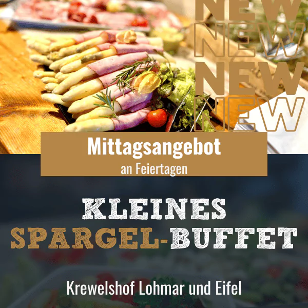 Kleines Spargel-Buffet 2026 Krewelshof