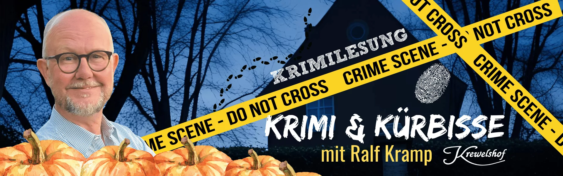 Krimilesung Krimi und Kürbisse Krewelshof Lohmar & Eifel Ralf Kramp