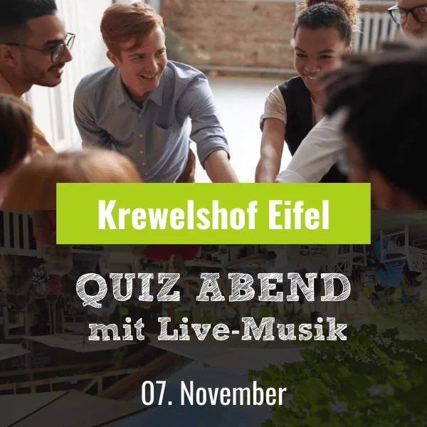 Quiz-Abend im Bootshaus Krewelshof Eifel