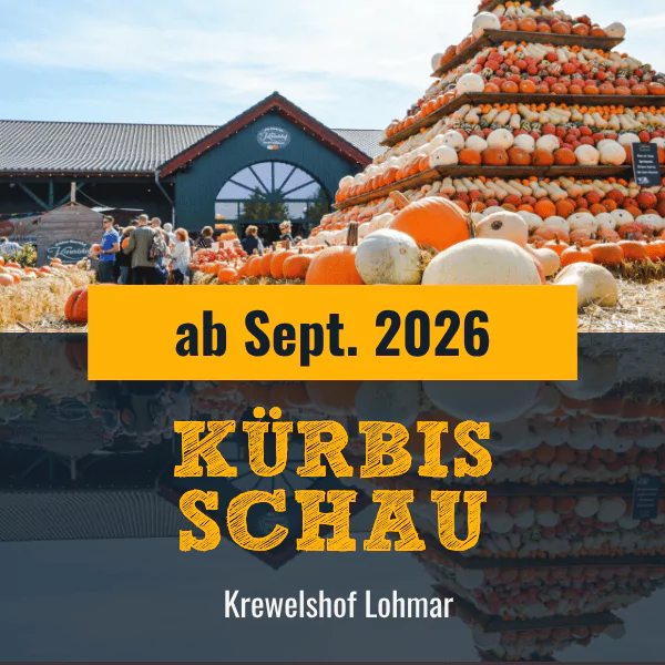Kürbisschau 2026 Krewelshof Lohmar