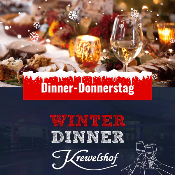 Winterdinner Dinner Donnerstag auf dem Krewelshof